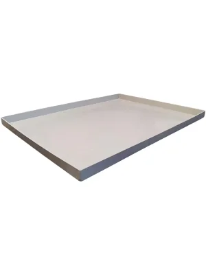 Поддон 60х59х2 см пластиковый из полипропилена, универсальный, серый